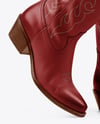 Cowboy Boots on Women's Legs Mockup