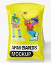 Glossy Swimming Arm Bands Mockup