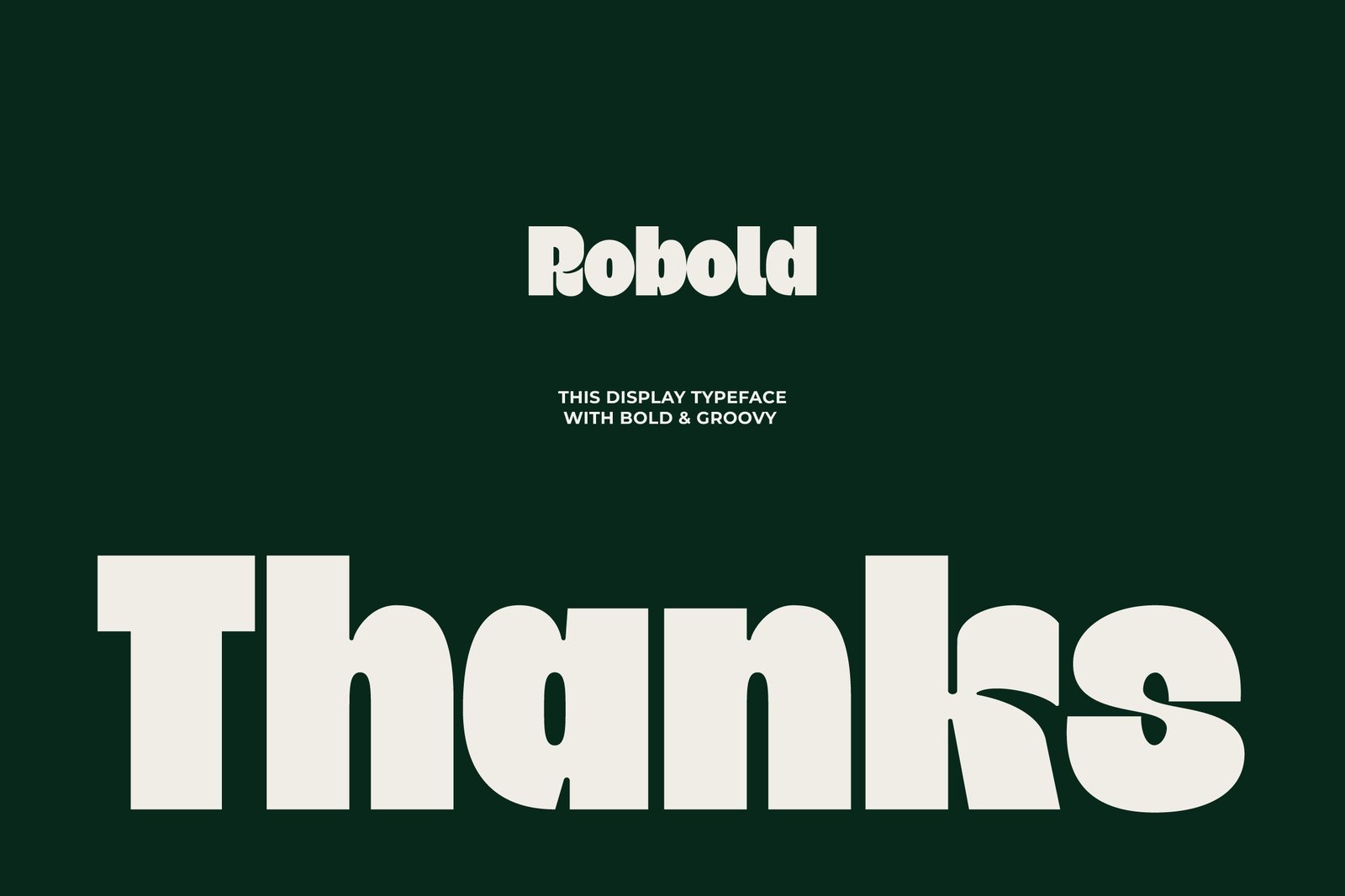 Robold - Bold Display Font