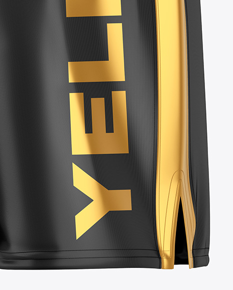 Boxing Shorts Mockup - Half Side View