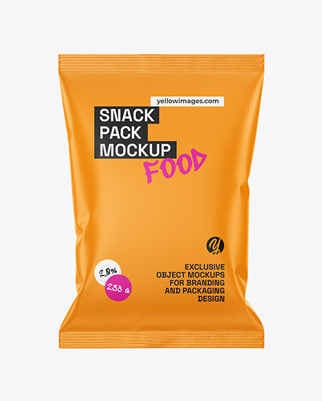 Matte Snack Pack Mockup - Matte+Snack+Tube+Mockup