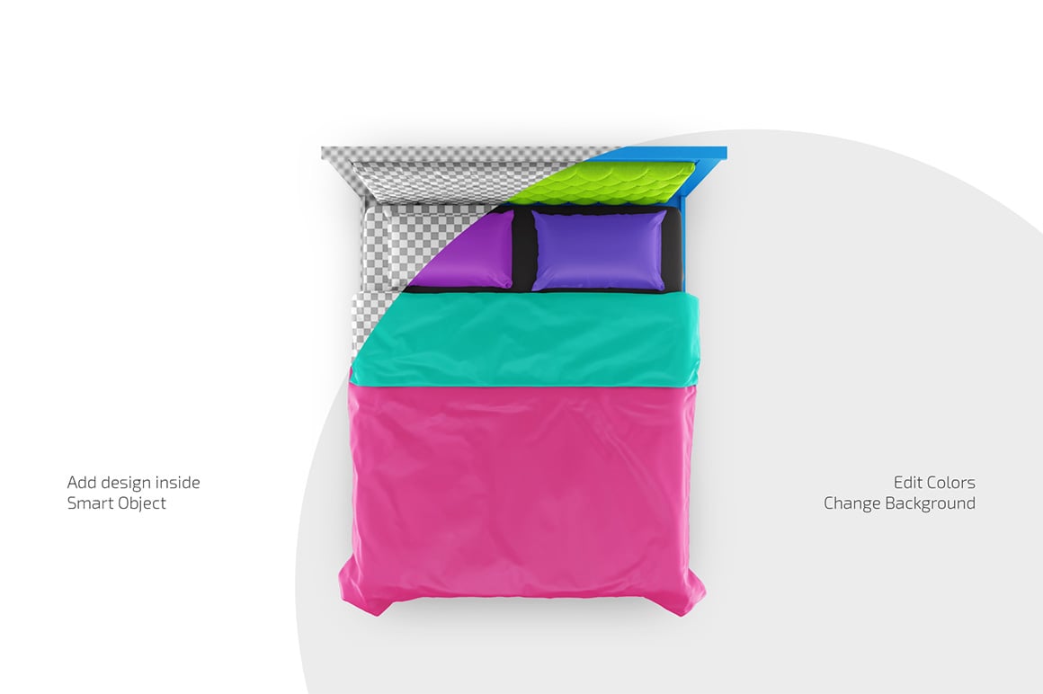 Double Bed Mockup Set