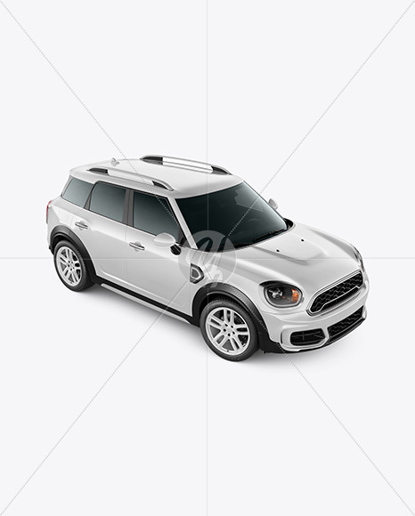 Hatchback Mockup - Half Side View