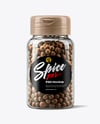 Plastic Jar with Whole Allspice Mockup
