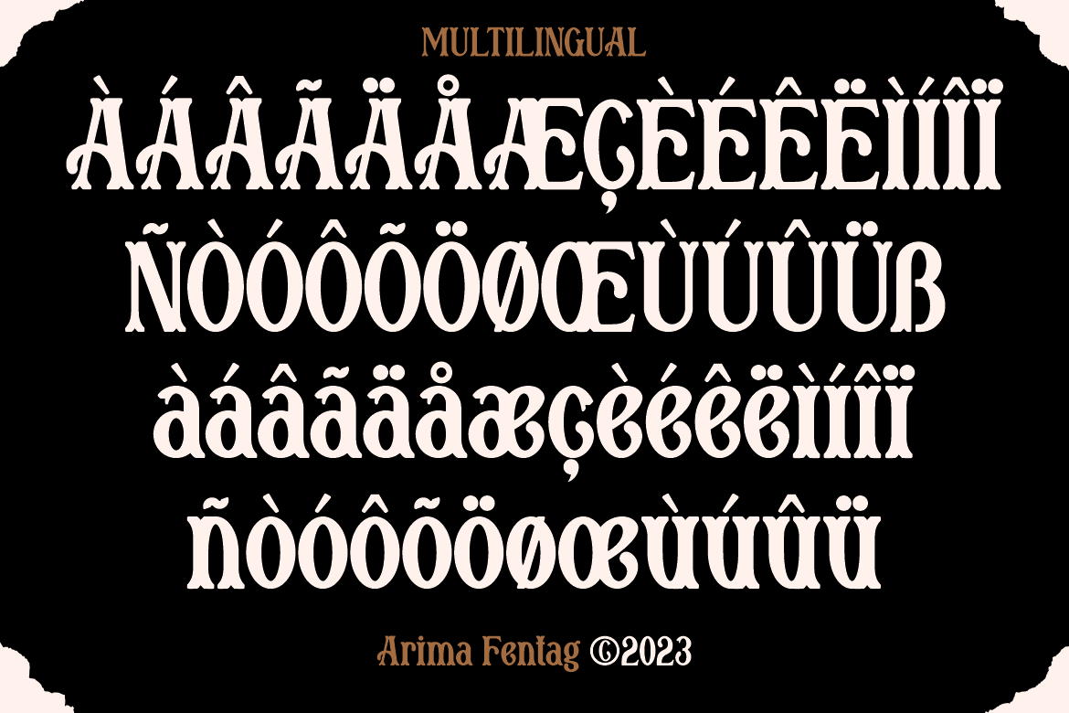 Arima Fentag Font