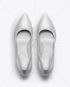 Pair of Glossy Stilettos Mockup