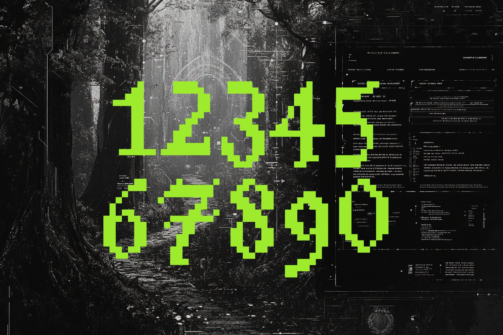 Pixel Warden - Blackletter Typeface