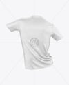 Crew Neck T-Shirt Mockup - Back View
