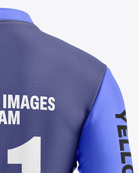 Mesh Jersey Mockup - Back View