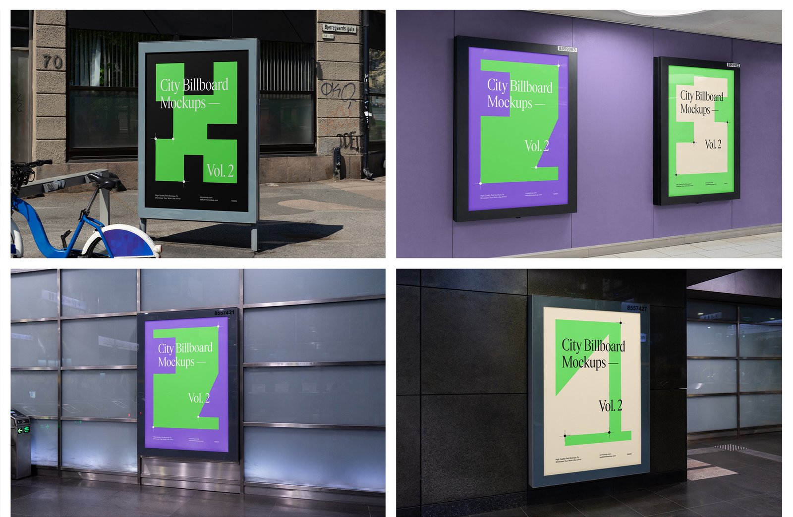 City Billboard Mockups Vol.2