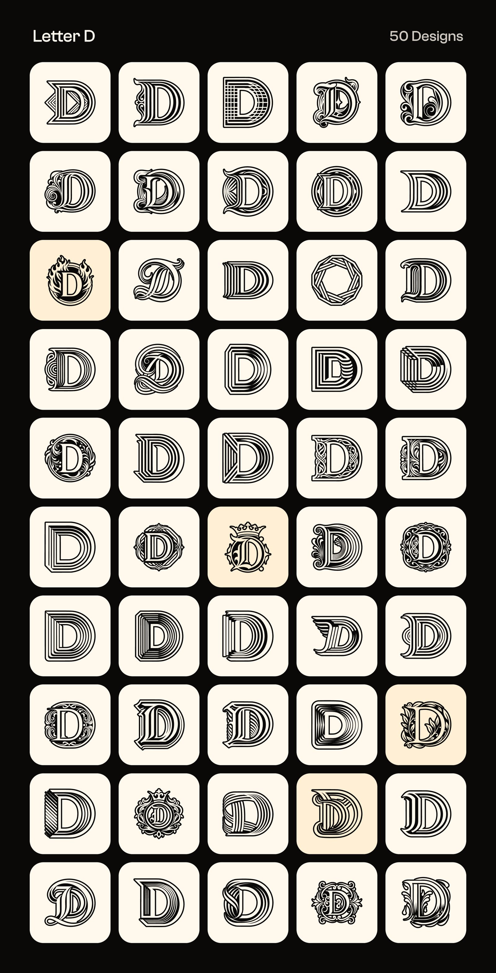 Alphabet Letters Logo Bundle