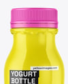 Glossy Yogurt Bottle Mockup