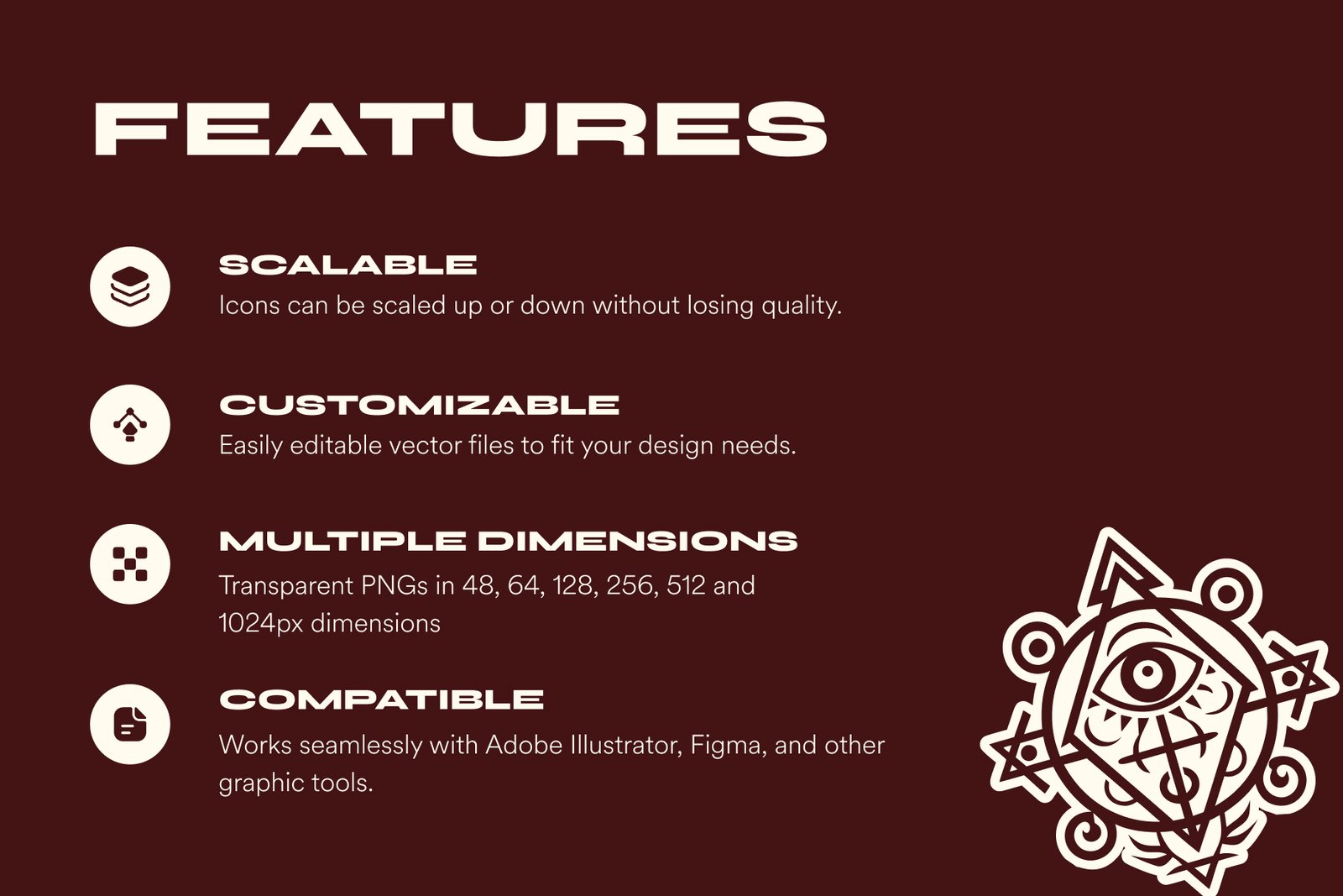 Supernatural Symbols Set