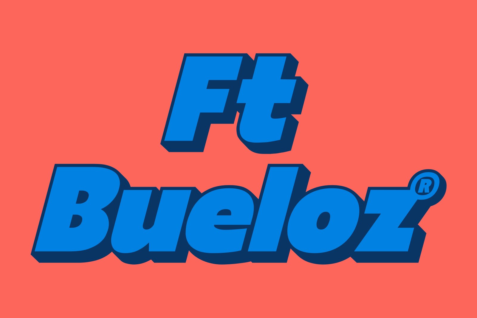 Ft Bueloz | A Modern Shadow Font for Bold Expressions