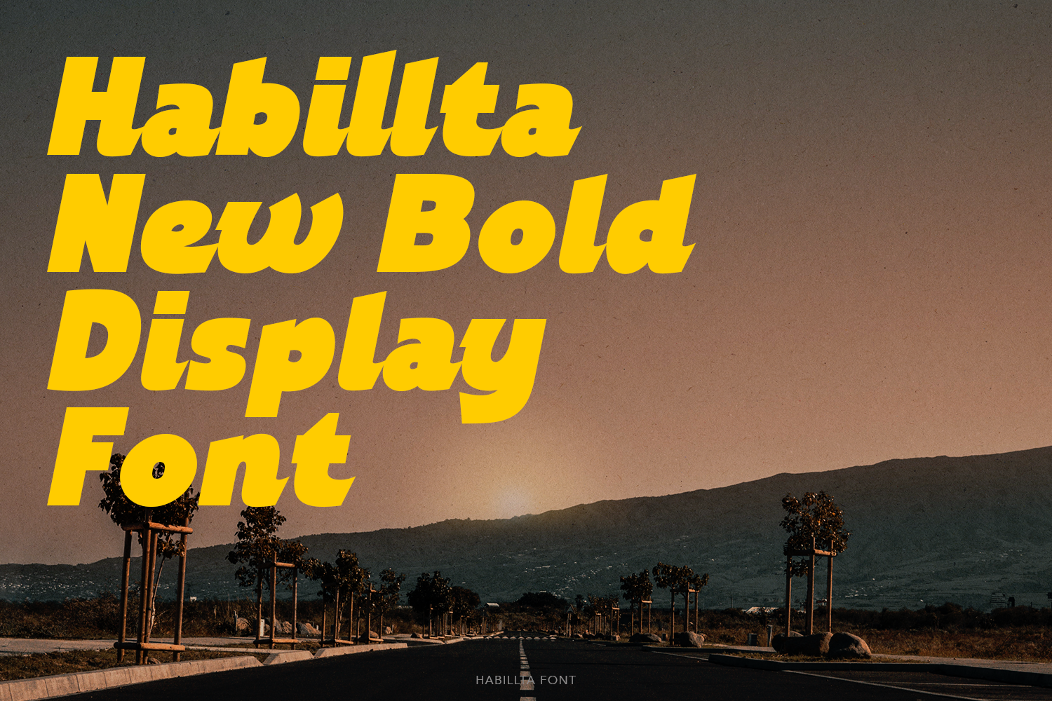 Habillta Display Font