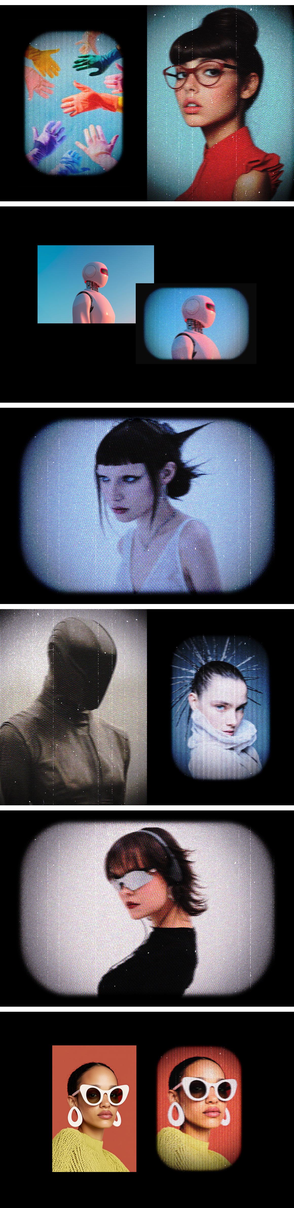 Aged TV Photo Effect