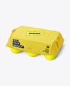Egg Carton Packaging Mockup