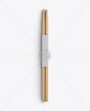 Matte Wooden Drumsticks Mockup