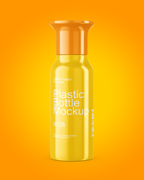 Glossy Cosmetic Bottle Mockup
