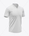 Men's V-Neck Jersey Mockup
