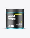 Matte Metallic Protein Jar Mockup