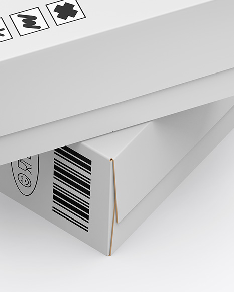 Two Paper Boxes Mockup