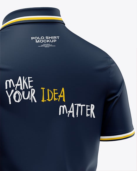 Men's Polo Shirt Mockup