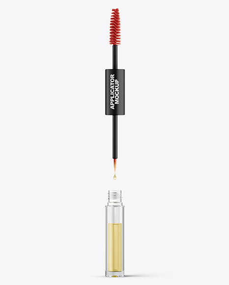 Matte Hairoil Applicator Tube Mockup - Object mockup