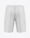 Training Shorts Mockup - Back View
