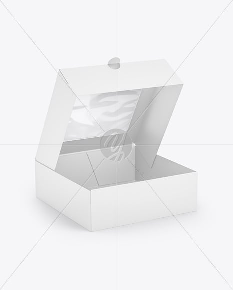 Paper Cake Box Mockup