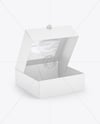 Paper Cake Box Mockup