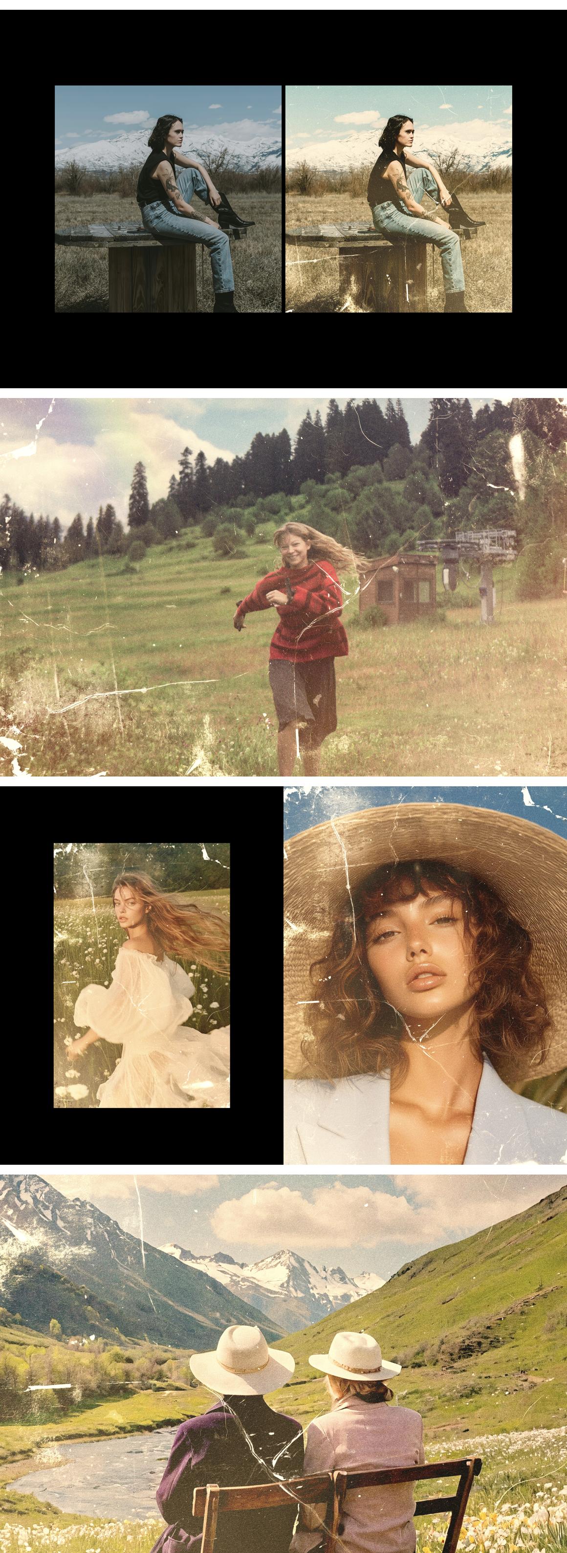 Grunge Vintage Photo Effect