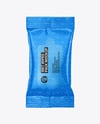 Glossy Wet Wipes Pack Mockup