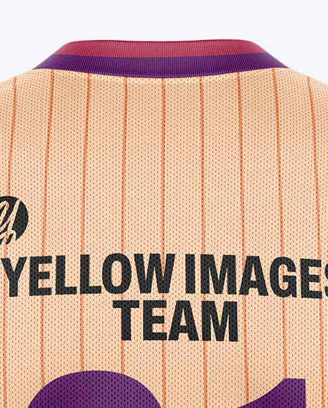 Baseball Jersey Mockup - Back View