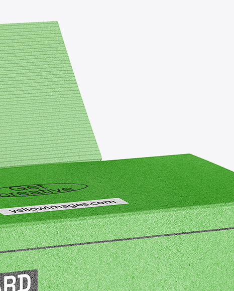 Kraft Paper Box Mockup