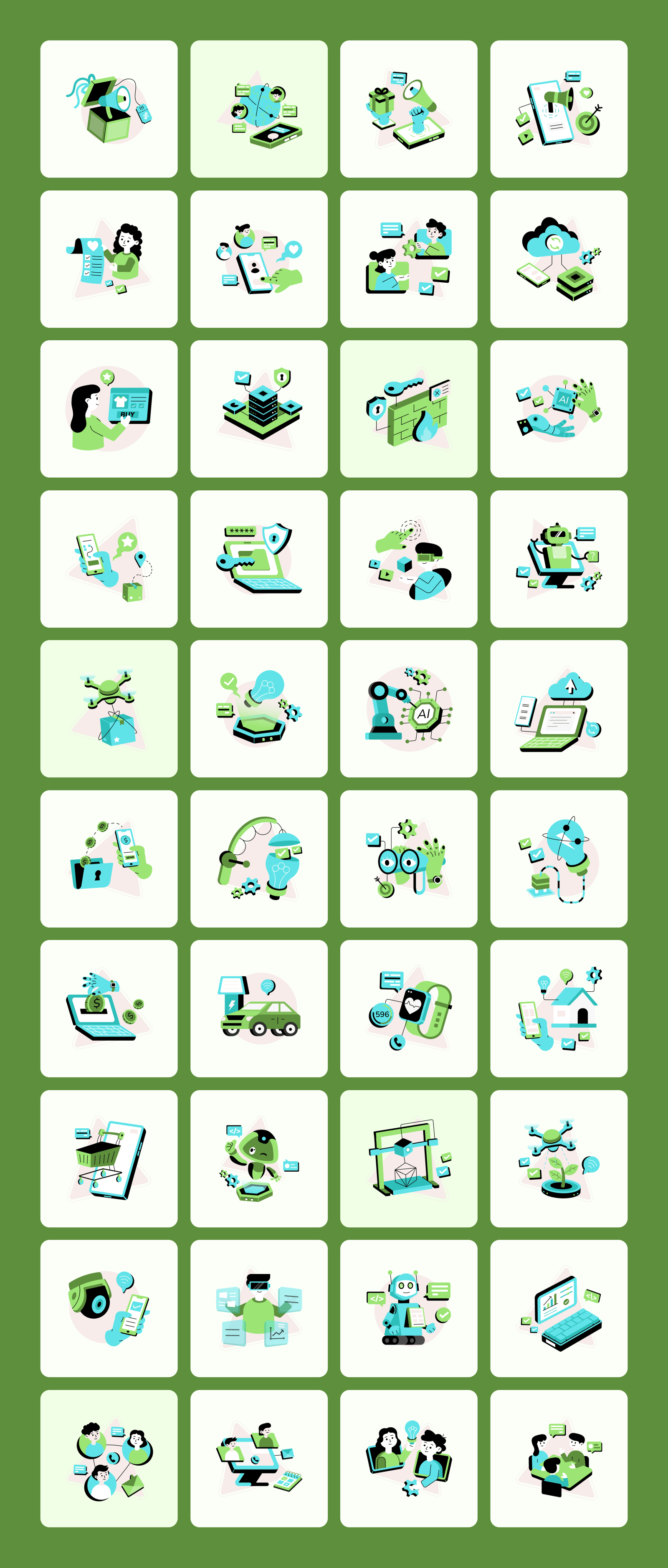 Business Ecosystem Illustrations