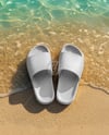Slide Sandals on the Beach Mockup