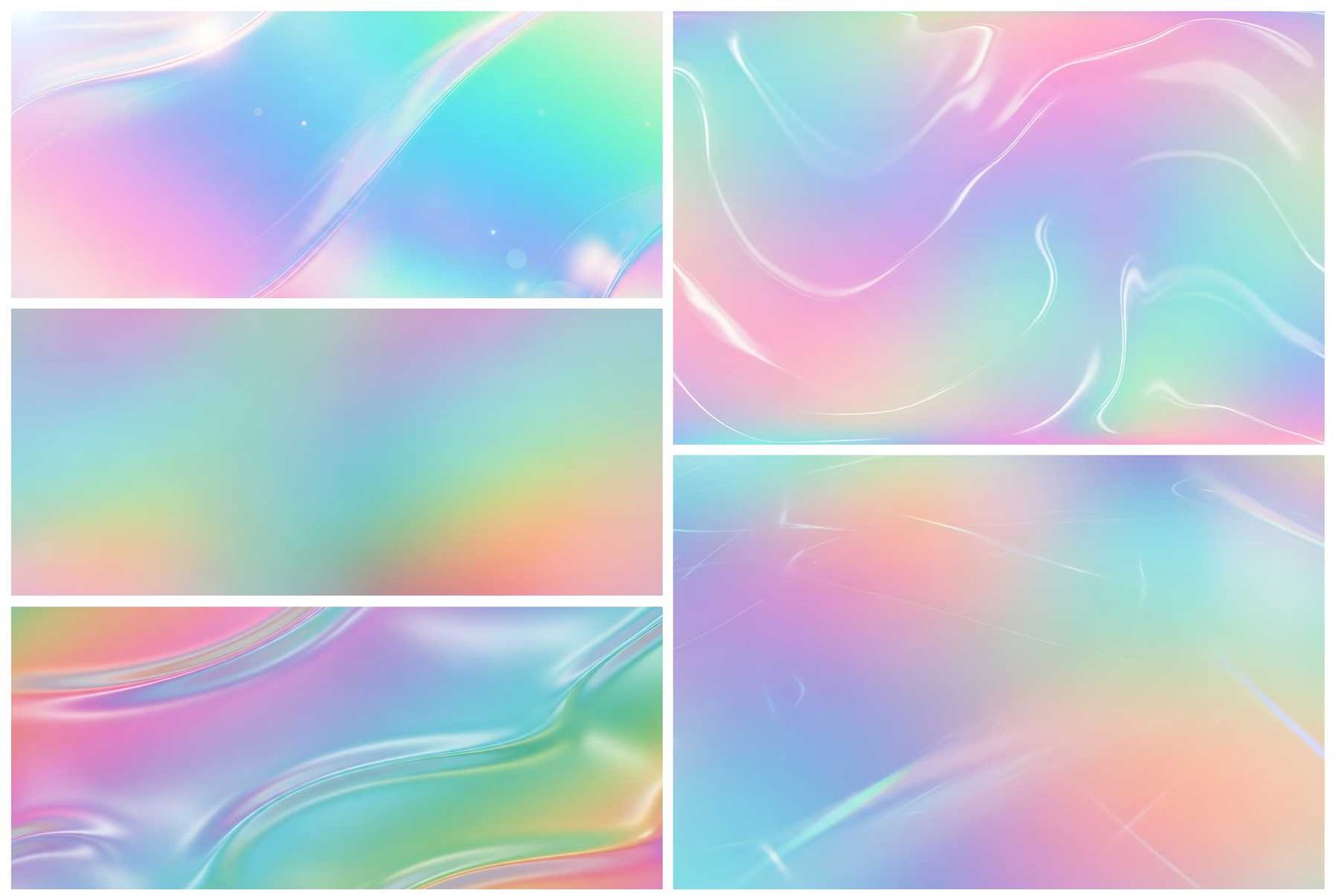 62 Pastel Blurry Rainbow Gradient Stock Photos – Soft Abstract Background