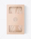 Empty Kraft Box Mockup
