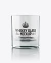Clear Whisky Tumbler Glass Mockup