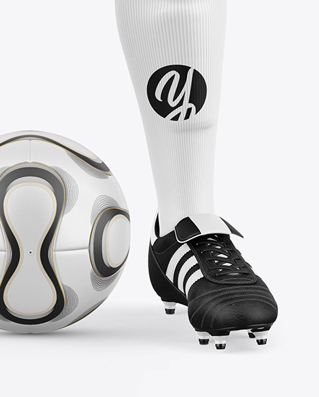 Full Soccer Kit w/ Mannequin Mockup – Front View