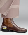 Chelsea Boots on Woman's Legs with Pants Mockup