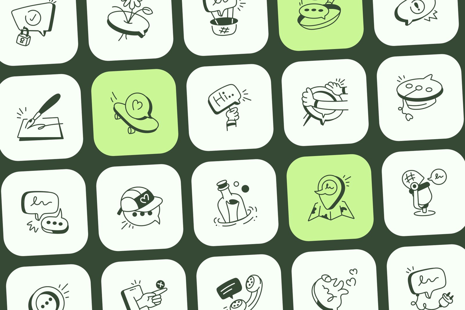Communication Animated Icons