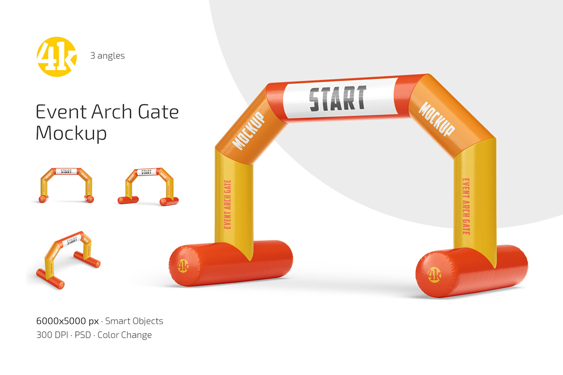 Event Arch Gate Mockup Set