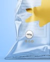 Transparent Clear Plastic Snack Bag Mockup