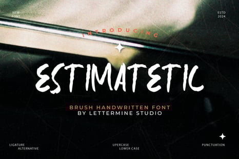 Estimatetic - Brush Handwritten - Commercial