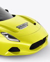 Sport Car Mockup - Front Half Side View