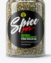Jar with Herbes de Provence Mockup