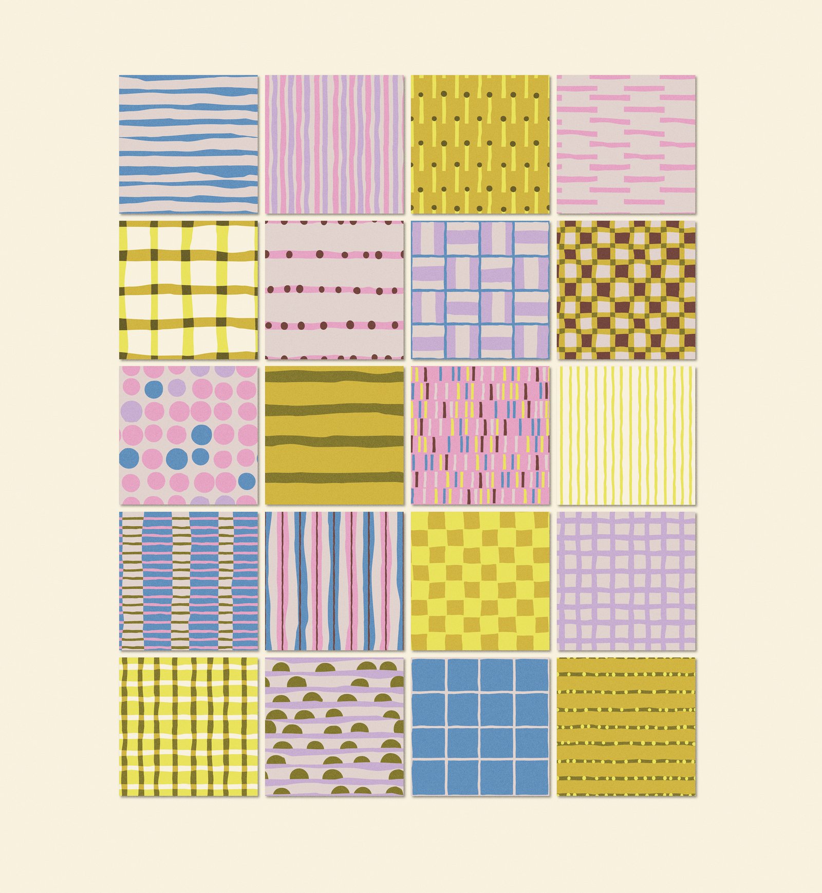Art Class. Seamless Patterns