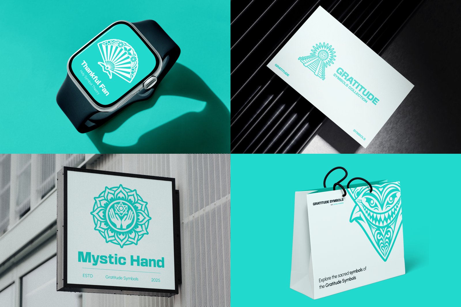 Gratitude Symbol Art Set